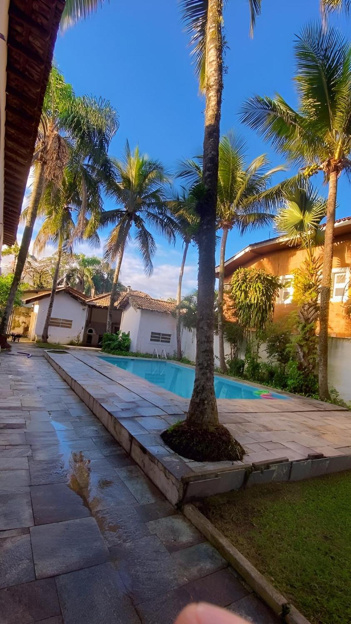 Villa Casarao No Guaruja Com Piscina Extérieur photo