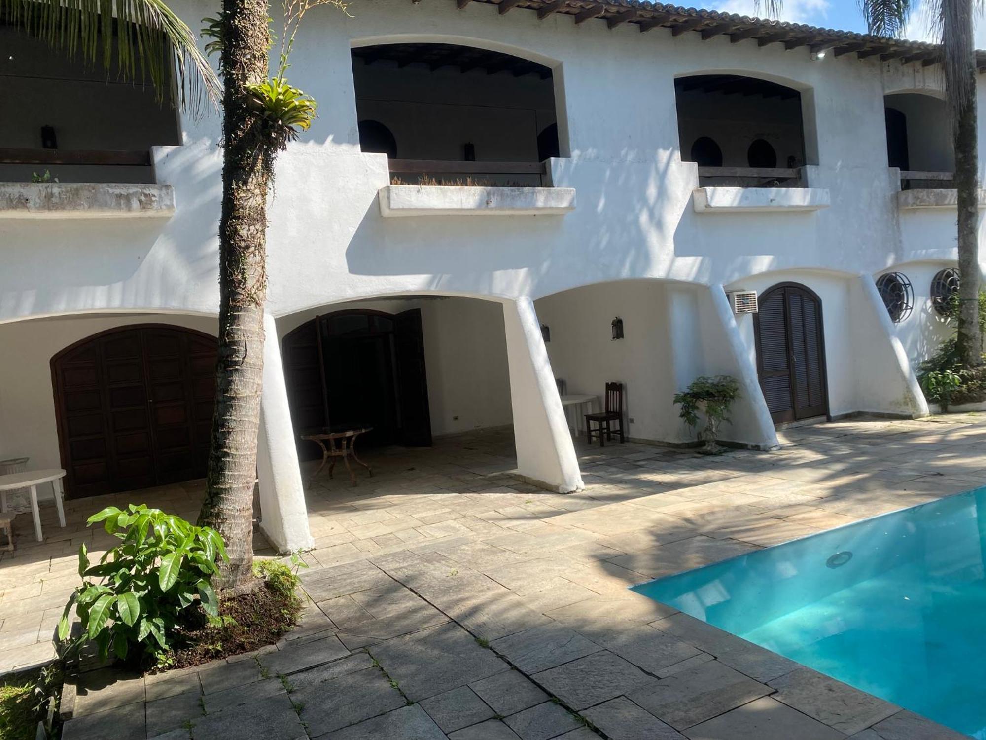 Villa Casarao No Guaruja Com Piscina Extérieur photo