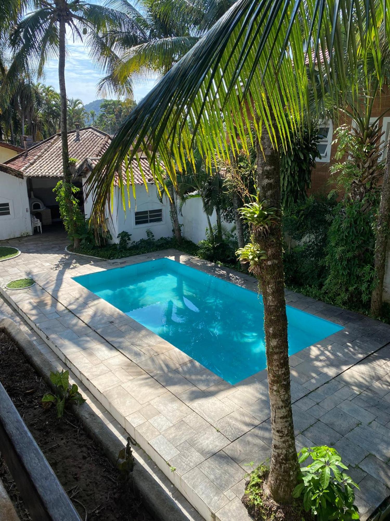 Villa Casarao No Guaruja Com Piscina Extérieur photo