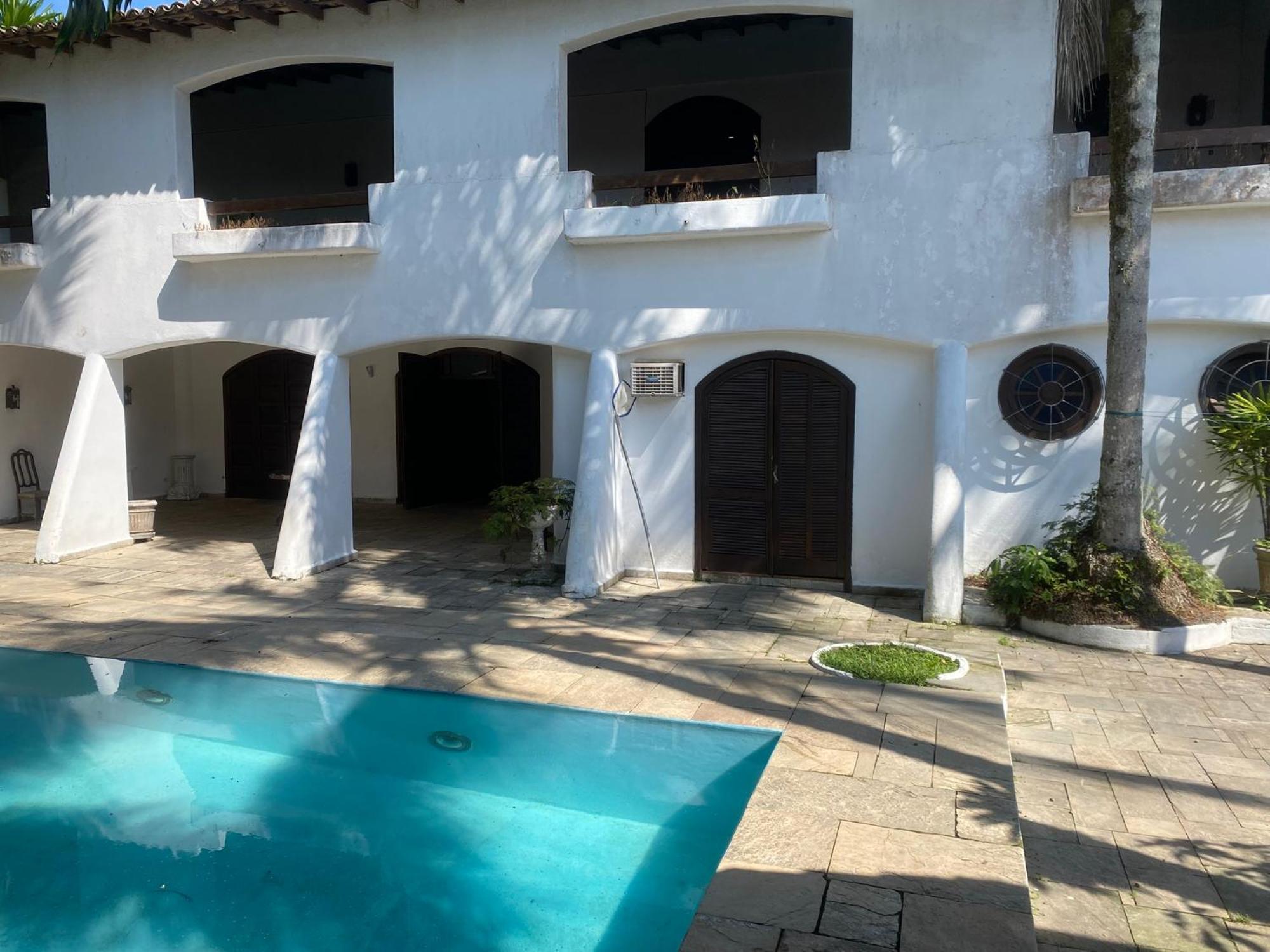 Villa Casarao No Guaruja Com Piscina Extérieur photo