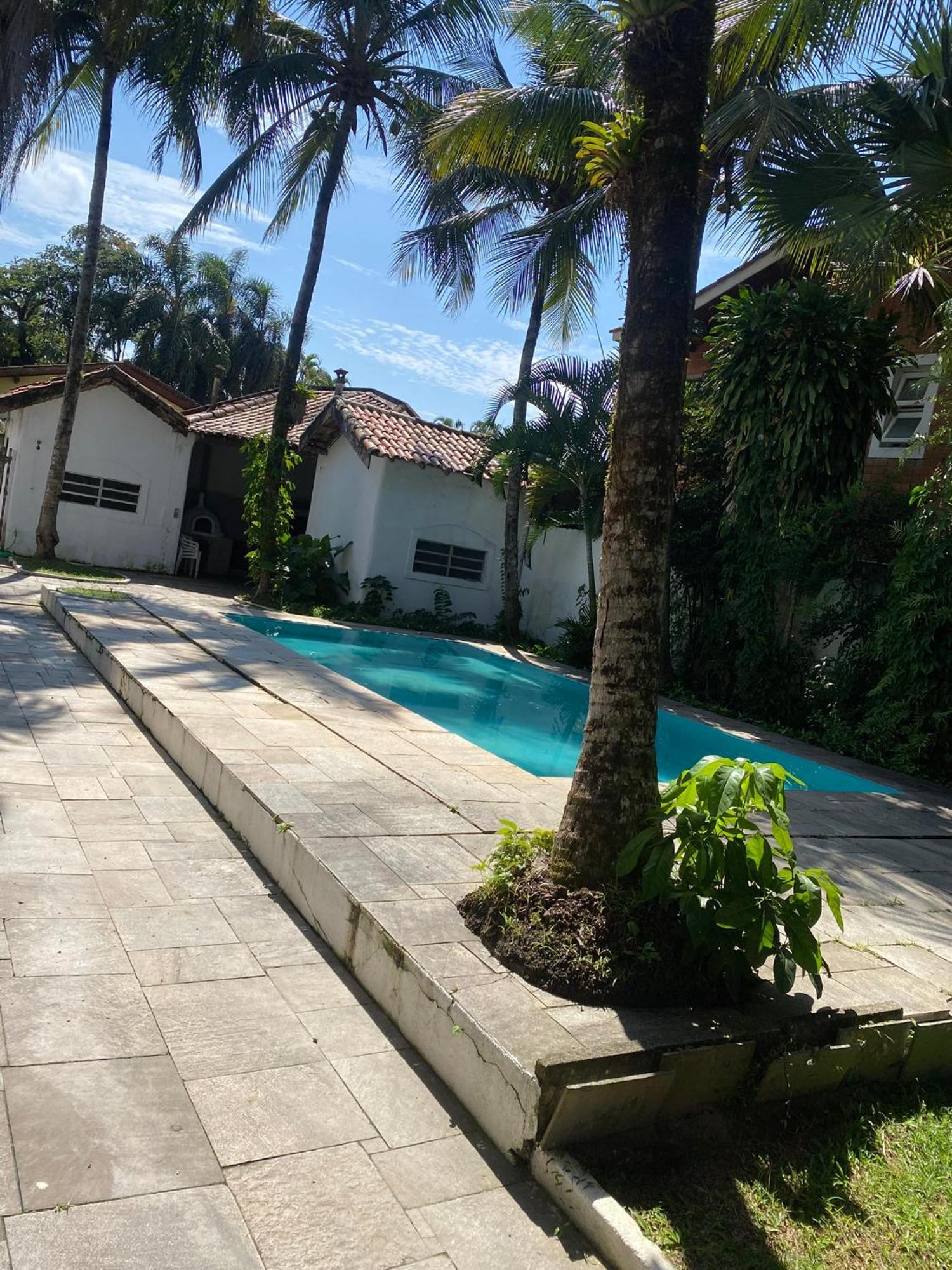 Villa Casarao No Guaruja Com Piscina Extérieur photo