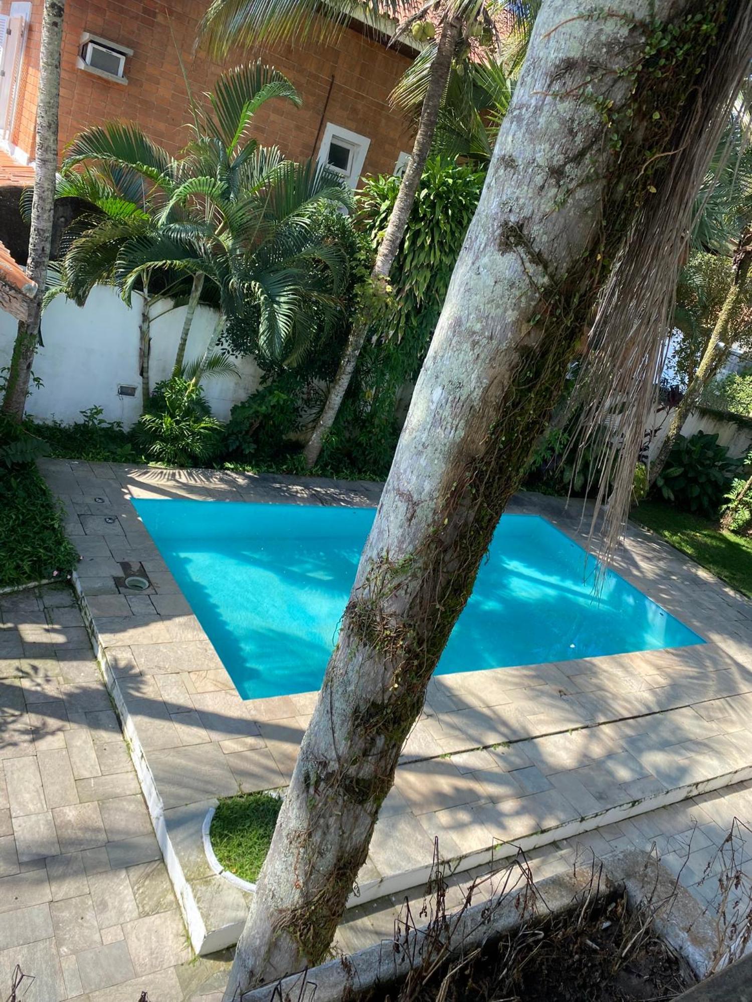 Villa Casarao No Guaruja Com Piscina Extérieur photo