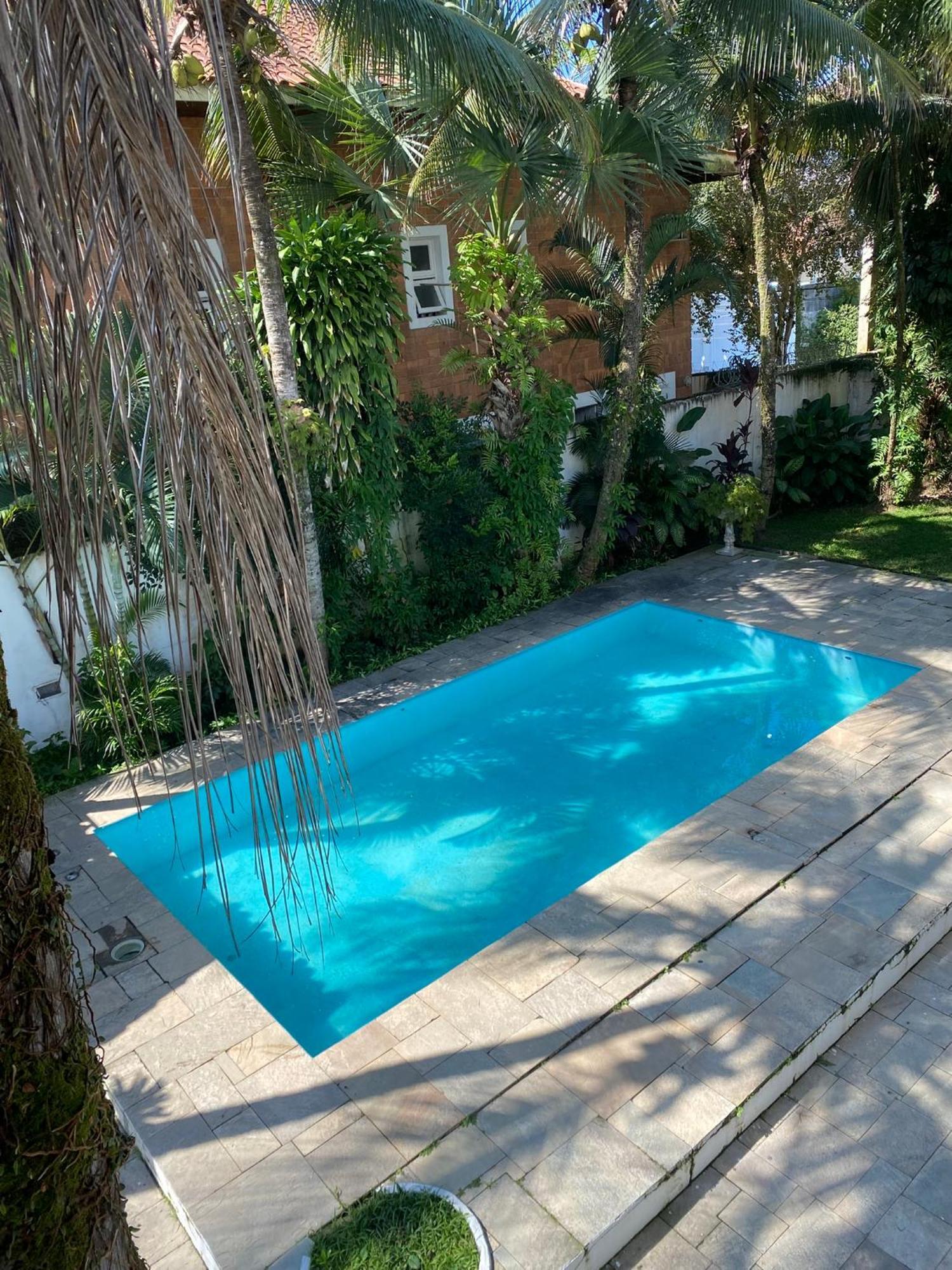 Villa Casarao No Guaruja Com Piscina Extérieur photo