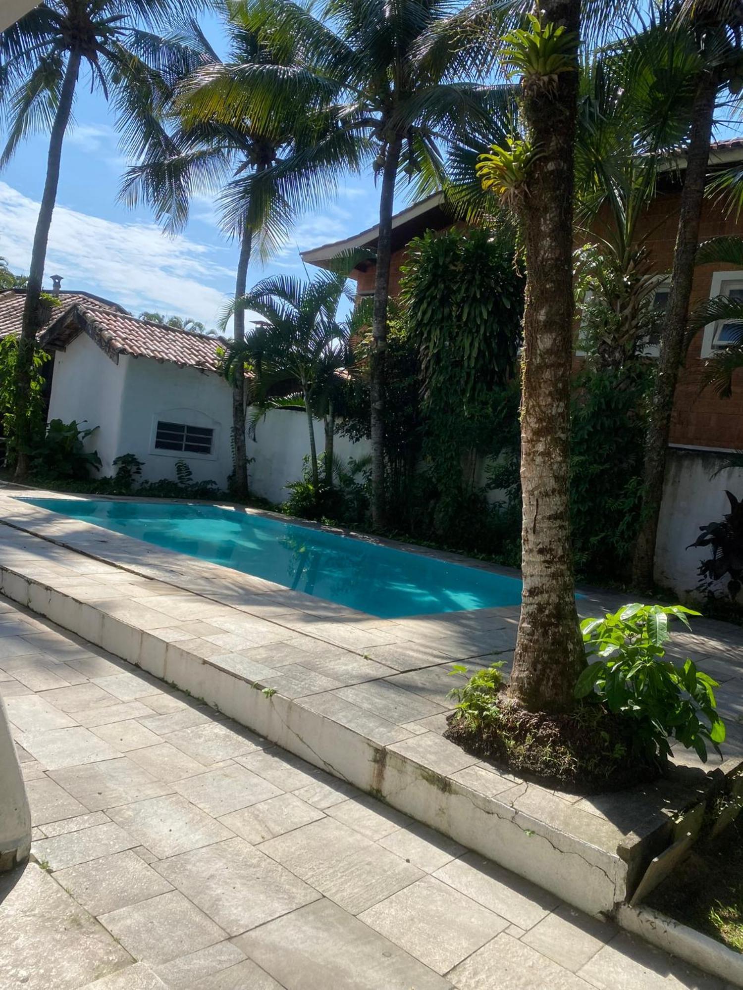 Villa Casarao No Guaruja Com Piscina Extérieur photo