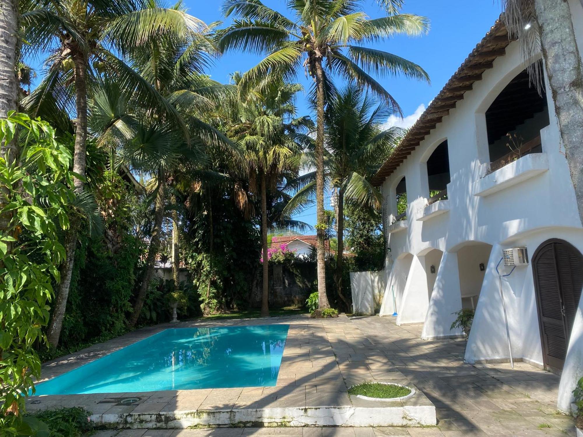 Villa Casarao No Guaruja Com Piscina Extérieur photo